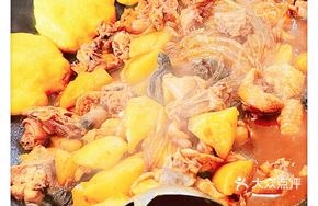 Chicken Stewed with Mushrooms