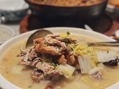果木烤鸭二吃之鸭骨汤-漢舍中国菜馆(889广场店)