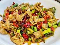 米辣椒炒肥肠-龚师傅土菜馆.地道农家菜(魅力湘西店)