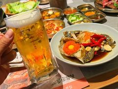 -草家酱蟹炭火烤肉店(珲春南路一店)