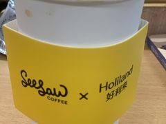 芝士丝绒拿铁-Seesaw Coffee(上海太阳宫K46店)