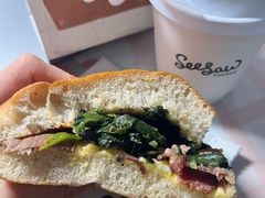 菠菜牛肉恰巴塔-Seesaw Coffee(朝阳大悦城店)