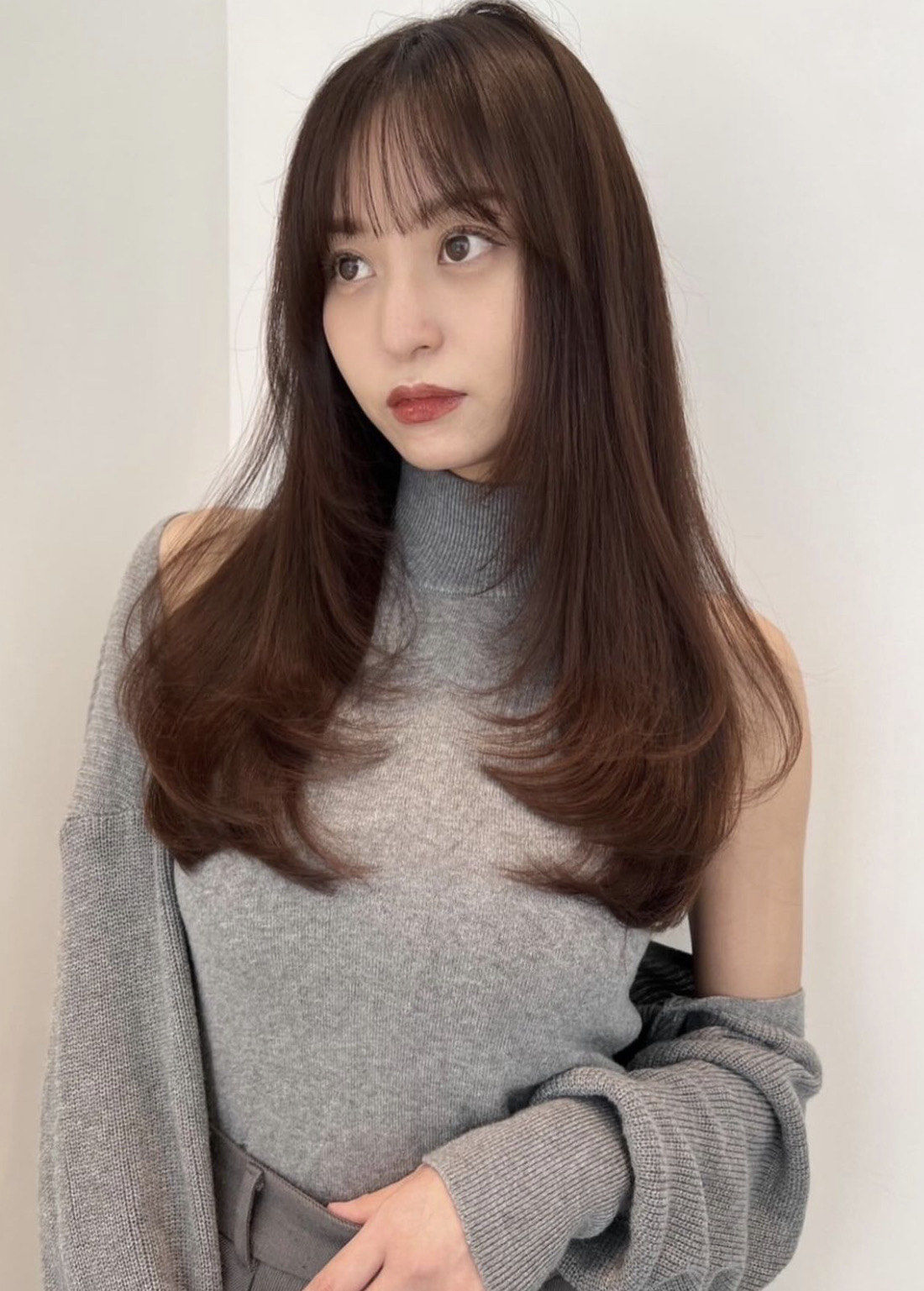 ✨这款长发适合各种脸型哦