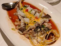肉饼蒸大黄鱼-炳胜品味(深圳湾万象城店)