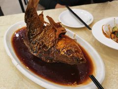 罾蹦鲤鱼-奥华餐厅·老张记(台基厂店)