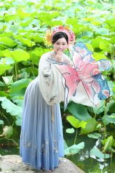 -后宫·古装汉服京剧儿童亲子全家福摄影