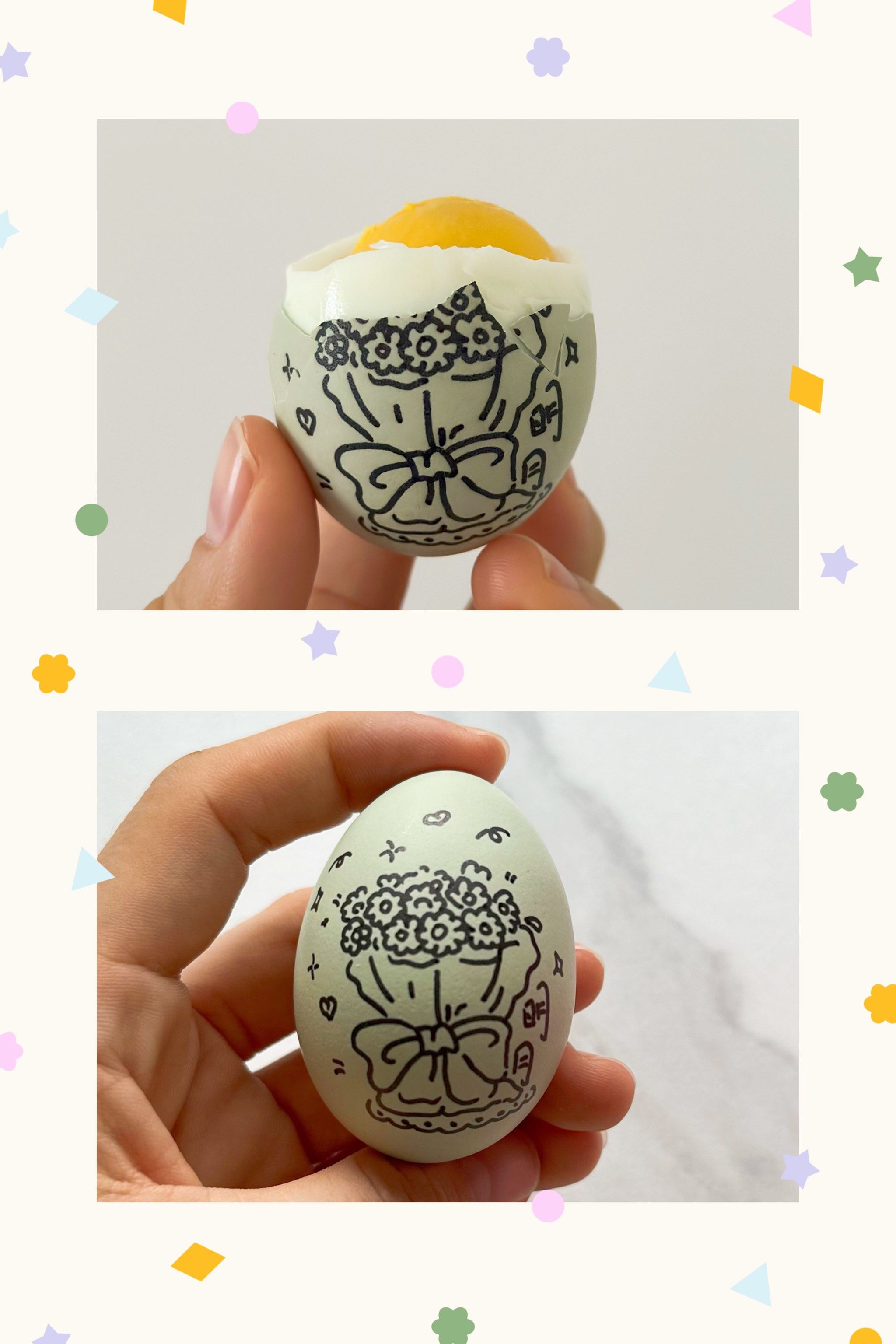 生日蛋蛋彩绘