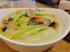 上汤娃娃菜-粤仔湾砂锅粥(广益哥伦布店)