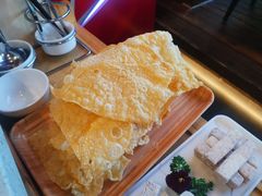 炸腐竹-烹然四季椰子鸡火锅(团结湖总店)