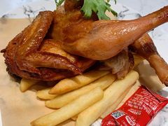 奥尔良烤鸡配薯条-卡朋西餐(乐峰广场店)