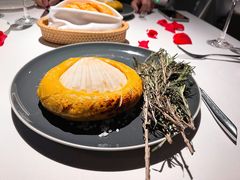 慢烤挪威活扇贝-Oyster Talks 四度蚝法餐厅