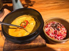 咖喱土豆布豆腐浇五常大米饭-天水蔬食料理(树德之光店)