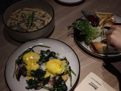 班尼迪克蛋羽衣甘蓝蘑菇吐司-Maxpoint Kitchen 西餐咖啡(乐峰广场店)