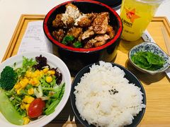 招牌鸡肉双拼饭套餐-无限双拼照烧双拼饭(和平店)