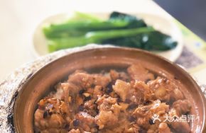 Braised Pork Rib Rice with Garlic and Fermented Black Beans