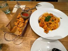 奶油培根意面-青麦家·融合餐厅(江岛智立方店)