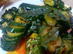 虎皮黄瓜-王三姑牛肉饼