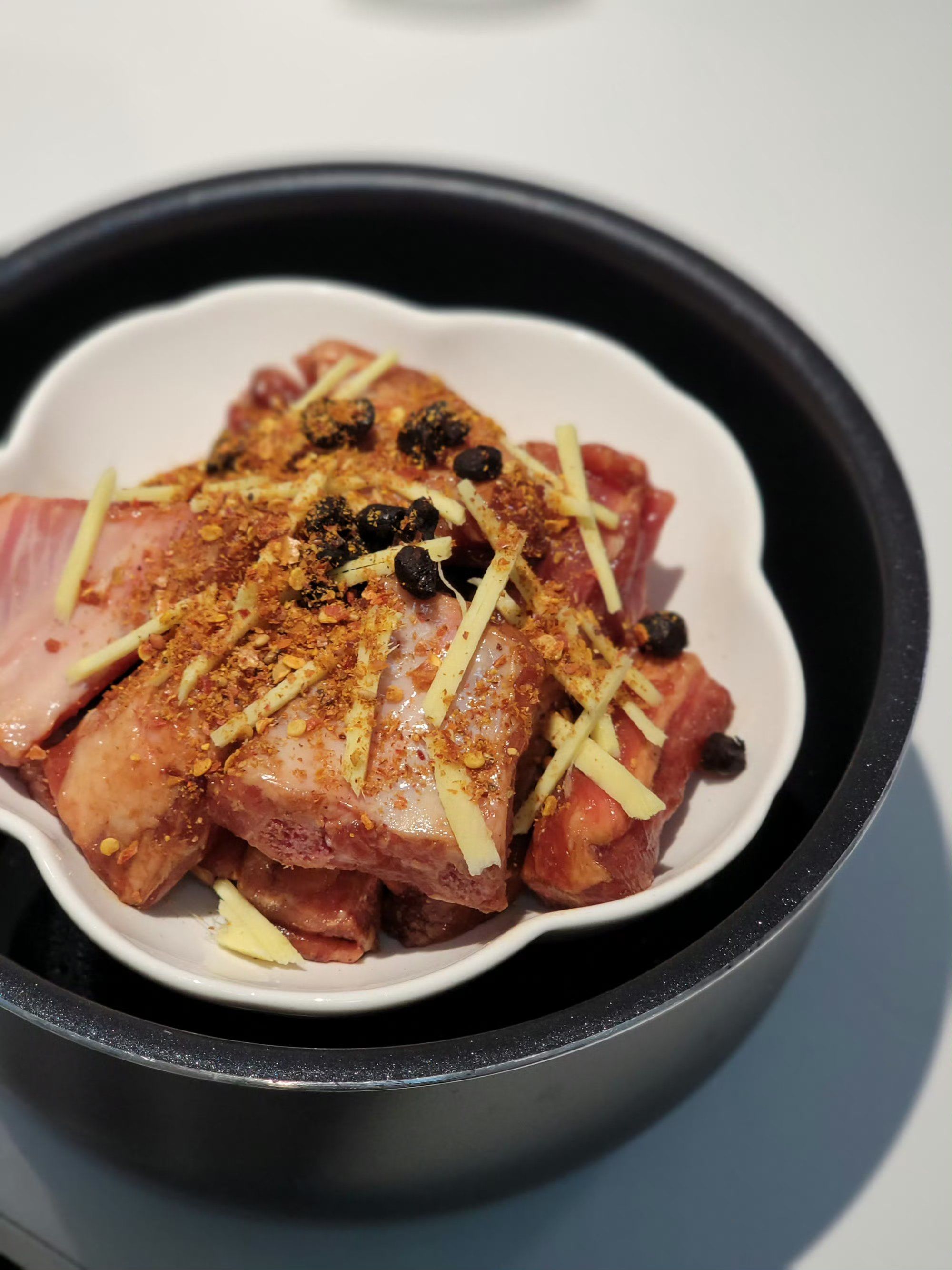 新菜谱,高压锅蒸排骨,好吃好吃