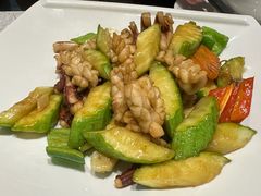云南小瓜炒鱿鱼-老广新意(奥园店)