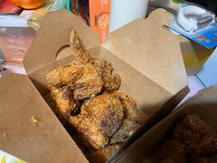 蒜香黄油半鸡-富乐满韩国正宗炸鸡韩国料理(虹泉路店)