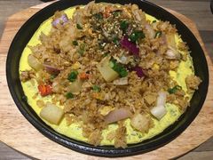 泰式铁板帆立贝反转蛋盖饭-周沫西餐(漫广场店)