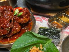 -草家酱蟹炭火烤肉店(珲春南路二店)
