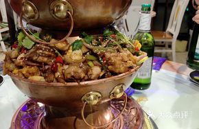 Double Charcoal-Grilled American Frog Pot