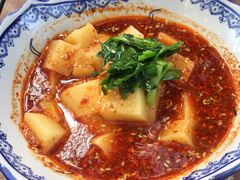 蒜拌搅团-老磨油饼(高陵店)
