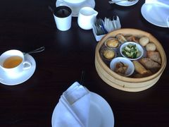 清水湾大堂的免费下午茶-海南清水湾莱佛士酒店