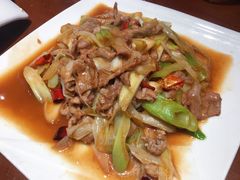 葱爆羊肉-老兰家传统烧烤炒菜泡馍(小南门店)