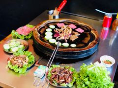 -老姐石板烧烤+铜炭火锅(总店)