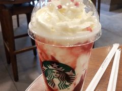 草莓轻乳酪星冰乐-星巴克(北京中关村南大街店)
