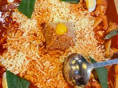 芝士火山炒年糕-包装马车·韩国料理·포장마차