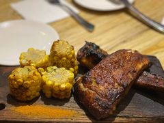 美式烟熏烧烤猪肋排配烤玉米-Cyclus Craft Kitchen薩克思手工厨房