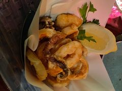 脆炸鱿鱼及虎虾-杭州西子湖四季酒店-WL BISTRO西湖餐厅(灵隐路店)