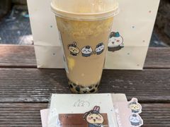 烤布蕾油切乌龙冰-喜茶(北京五棵松华熙店)