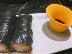 招牌竹炭脆虾肠-新好景海鲜酒家(新塘店)