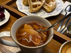 老板娘自制苹果肉桂茶-春庄咖啡SpringHues(钟楼小区店)