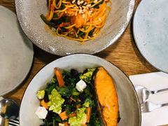 煎三文鱼牛油果色拉-Wagas沃歌斯(太古汇店)