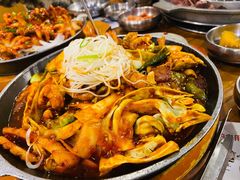 炒鱿鱼-姜虎东白丁韩国烤肉(吉利大厦店)
