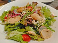 田园蔬菜沙拉配凯撒汁-又见马甲M8融合西餐厅(体育中心店)