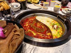 鸡汤鸳鸯锅-红辣椒·川菜·火锅(大洋中心店)