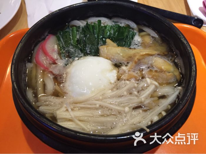 松茸锅烧乌冬面