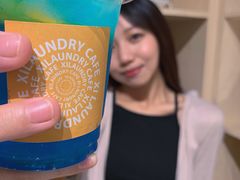 蓝橙气泡-XI·LaundryCafe 喜咖自助洗衣咖啡店
