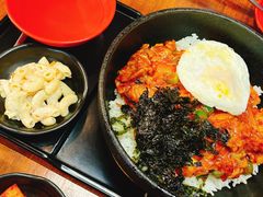 培根辣白菜石锅拌饭-米屋石锅拌饭(师大店)