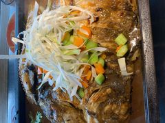 酱香烤鱼-探鱼·鲜青椒爽麻烤鱼(天一广场店)