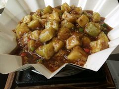 纸盒茄丁-天厨妙香素食餐厅(清华店)