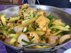 干锅花菜-碧海银沙海鲜餐厅(恒大海上威尼斯店)