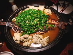 翡翠青椒烤黔鱼-烤匠麻辣烤鱼(环球中心店)