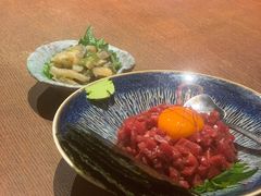 海胆拌生牛肉-九州酒场ひこぞう(1号店)